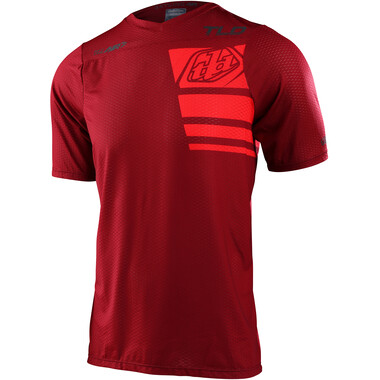Maillot TROY LEE DESIGNS SKYLINE AIR Manches Courtes Rouge 2023 TROY LEE DESIGNS Probikeshop 0